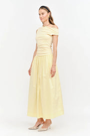 Audrey Maxi Dress - Butter Yellow