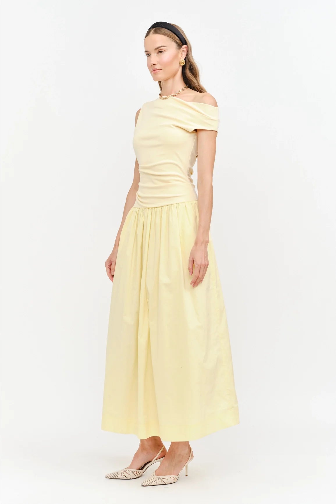 Audrey Maxi Dress - Butter Yellow