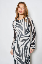 Sonia Zebra Maxi Dress