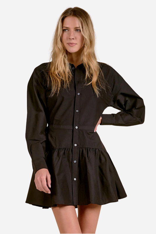 Sophia Mini Dress - Black