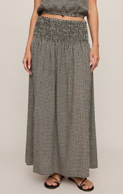 Z Supply Brooke Gingham Skirt - Black