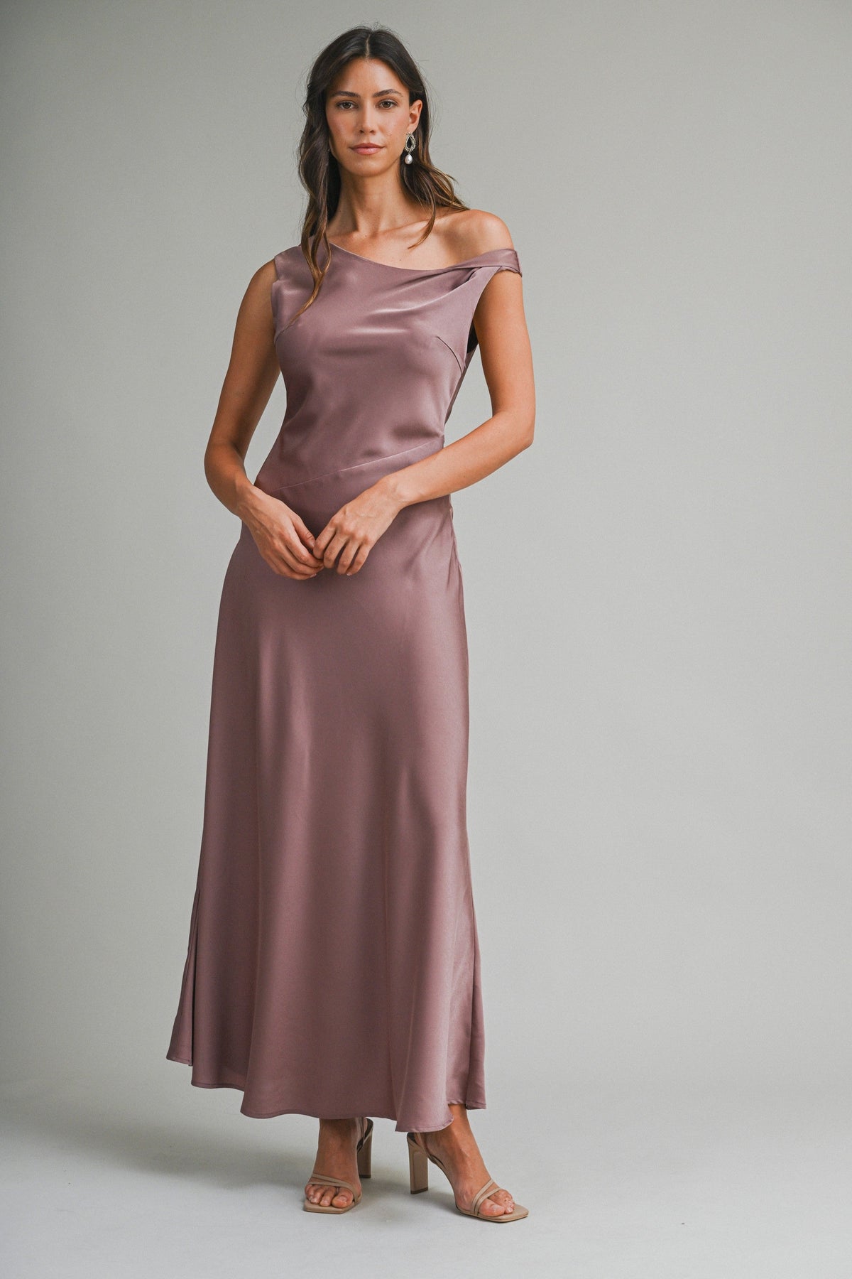 Sophia Maxi Dress - Dark Mauve