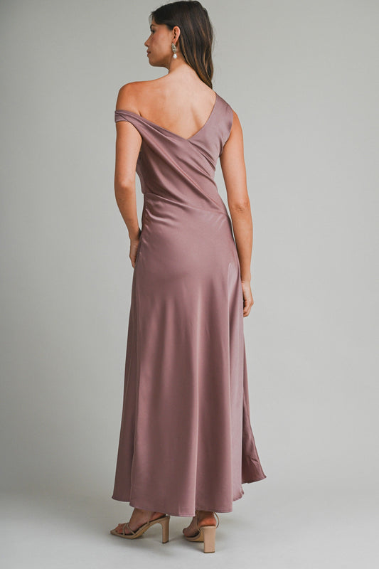 Sophia Maxi Dress - Dark Mauve