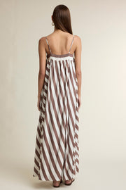 Striped Tunic Maxi Dress