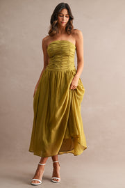 Lexie Tube Midi Dress - Kiwi