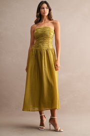 Lexie Tube Midi Dress - Kiwi