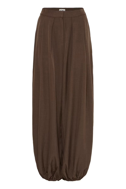 Ihfava Barrel Pants - Brown