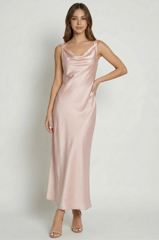 Isabella Maxi Dress - Blush