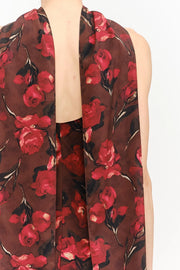 Magdalena Dress - Brown Floral