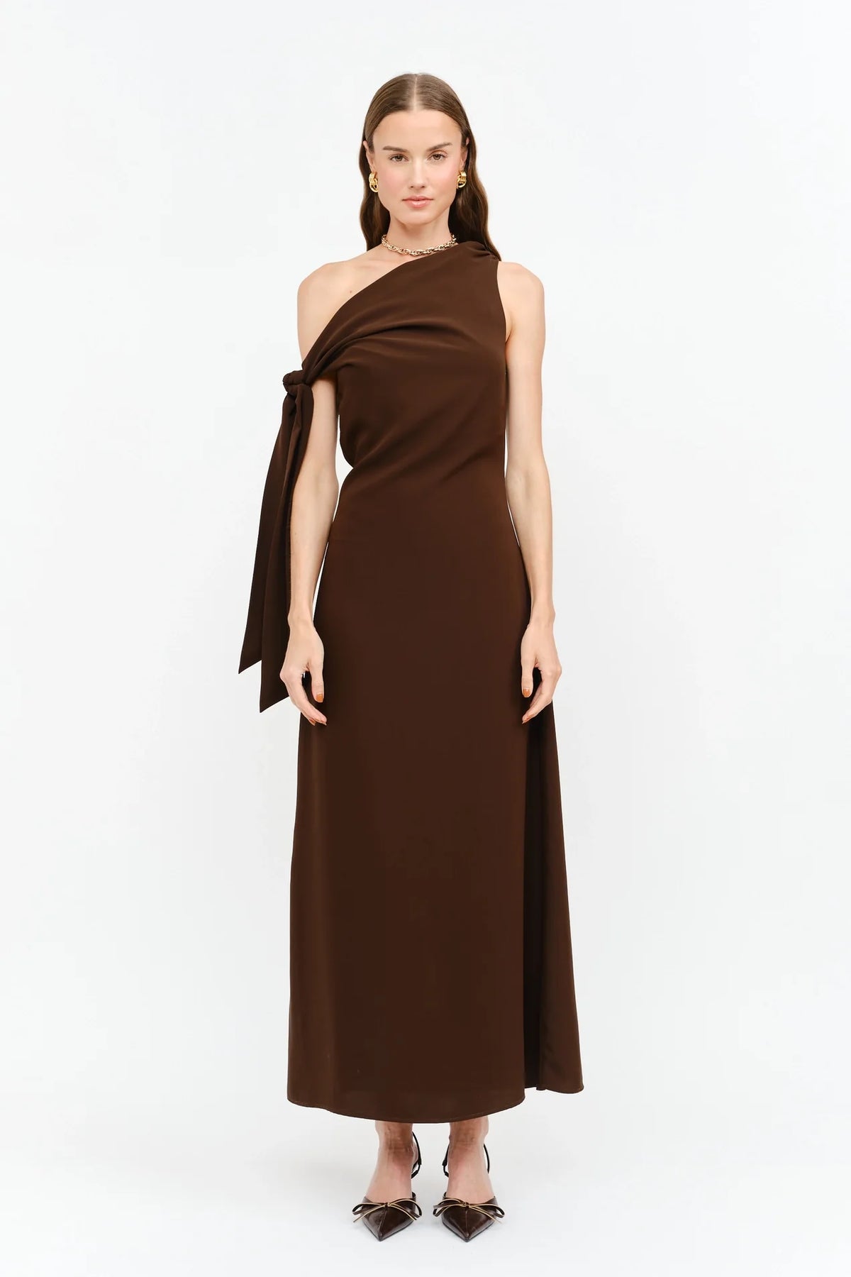 Remie Maxi Dress - Brown