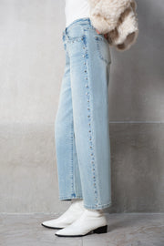 Tokyo Mid Rise Studded Jeans - Luminara