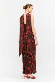 Magdalena Dress - Brown Floral