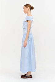 Audrey Maxi Dress - Blue