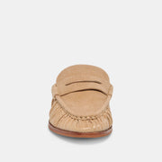 Dolce Vita Betzy Mule - Latte Embossed Suede