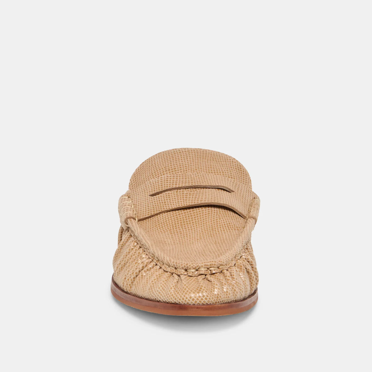 Dolce Vita Betzy Mule - Latte Embossed Suede