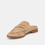 Dolce Vita Betzy Mule - Latte Embossed Suede