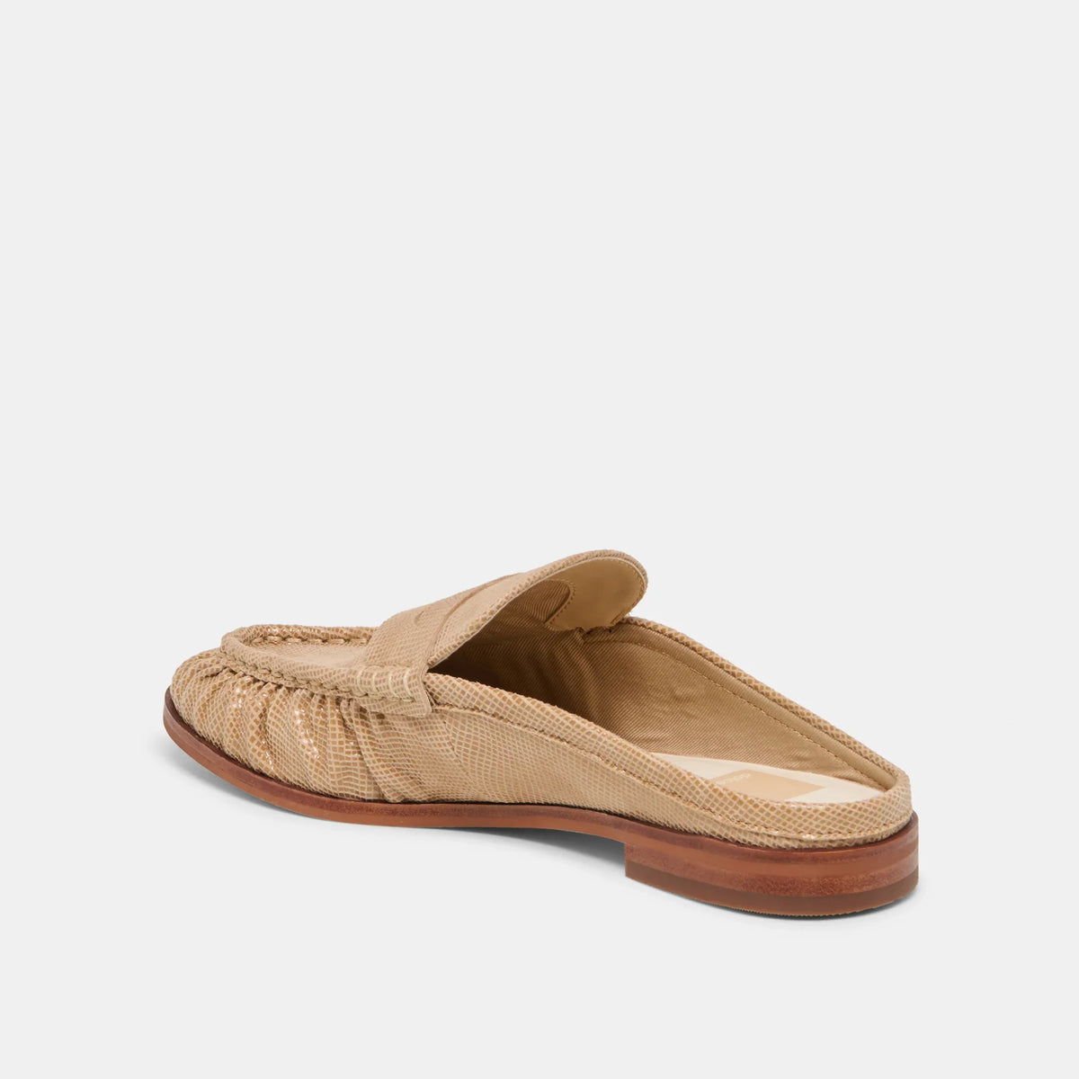 Dolce Vita Betzy Mule - Latte Embossed Suede