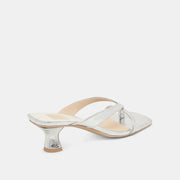 Dolce Vita Brevel Heels - Silver Leather