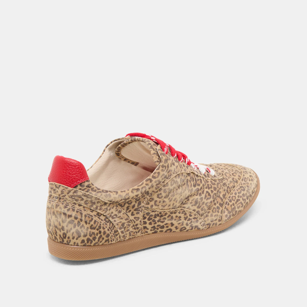 Dolce Vita Laini Sneakers - Tan Leopard Suede