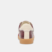 Dolce Vita Notice Stitch Sneakers - Oxblood Leather