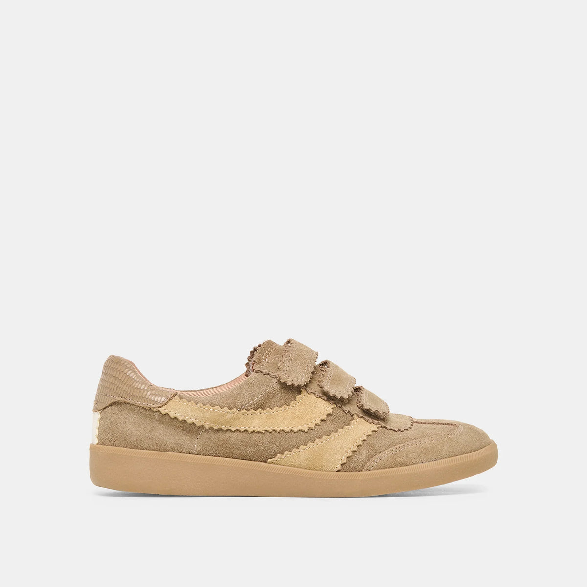 Dolce Vita Merit Velcro Sneakers - Taupe Multi Leather