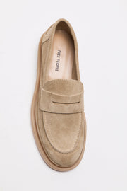 Free People - Lana Loafer - Taupe Suede