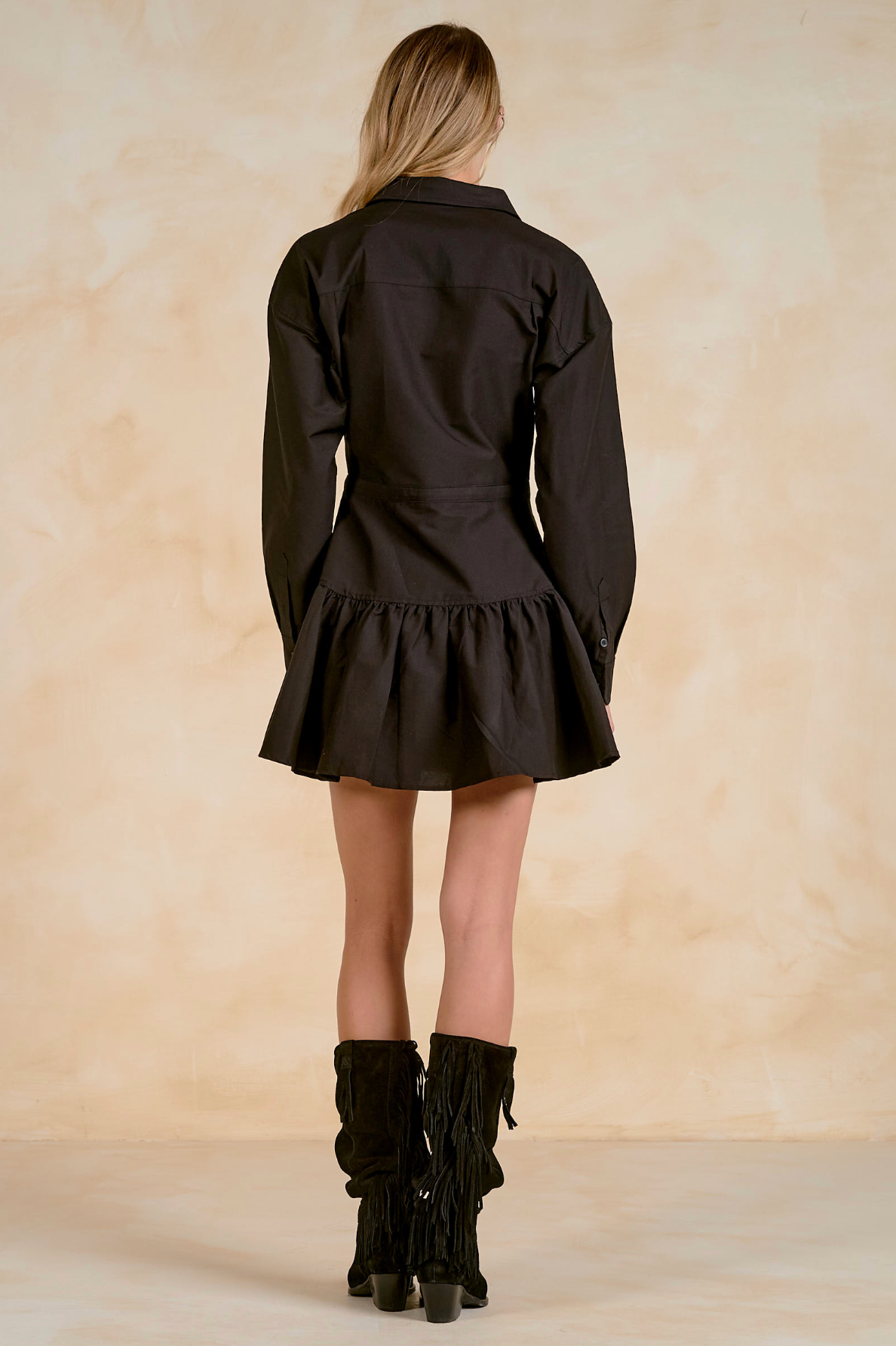 Sophia Mini Dress - Black