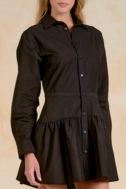 Sophia Mini Dress - Black