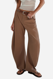 Free People Spotlight Trouser - Brown