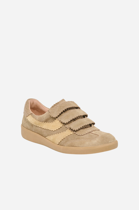 Dolce Vita Merit Velcro Sneakers - Taupe Multi Leather