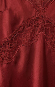Z Supply - Bruna Lace Midi Dress - Velvet Rouge