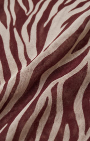Z Supply - Sevilla Zebra Mesh Midi Dress - Velvet Rogue
