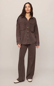 Z Supply - Hunter Knit Pant - Dark Chocolate