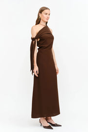 Remie Maxi Dress - Brown