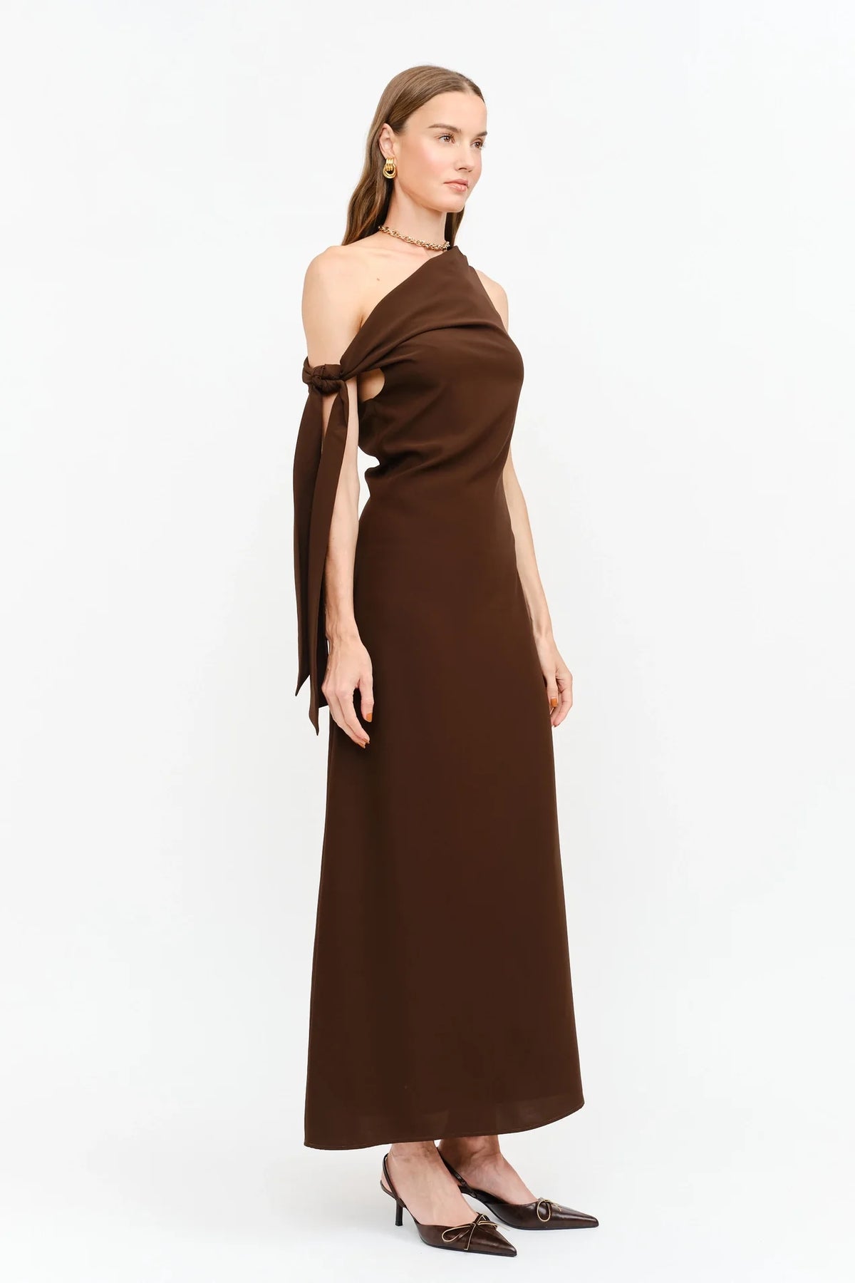 Remie Maxi Dress - Brown
