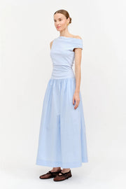Audrey Maxi Dress - Blue
