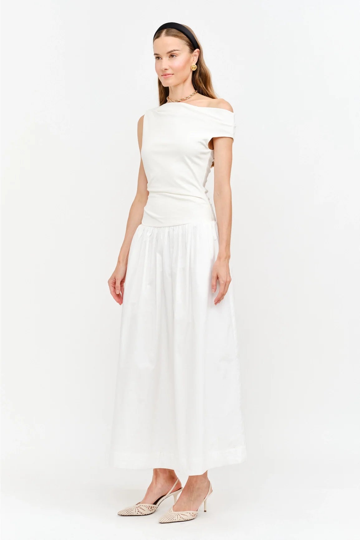 Audrey Maxi Dress - White