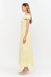 Audrey Maxi Dress - Butter Yellow