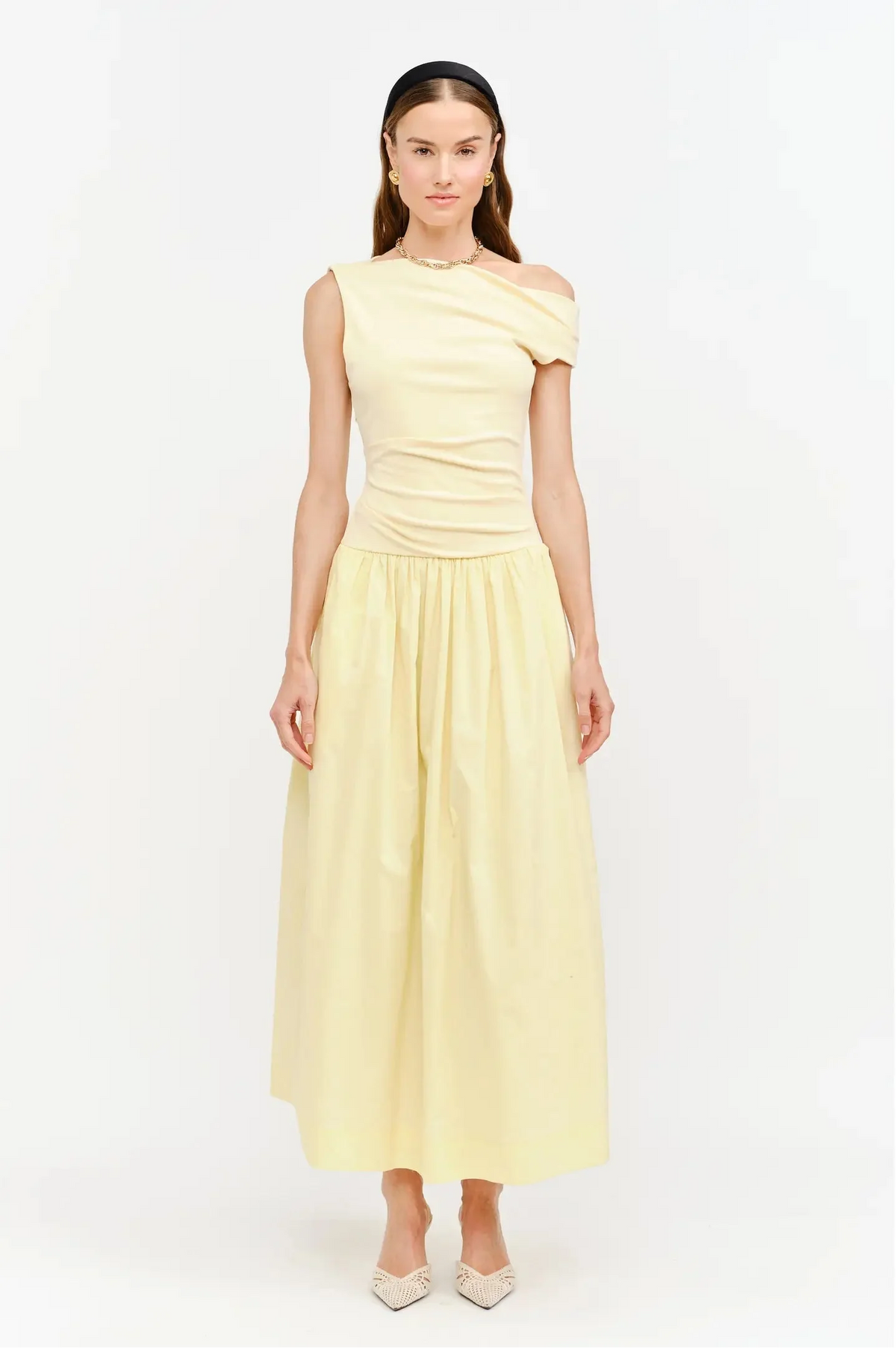 Audrey Maxi Dress - Butter Yellow