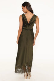 Petal & Pup - Honey Maxi Dress - Olive