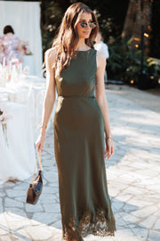 Petal & Pup - Honey Maxi Dress - Olive