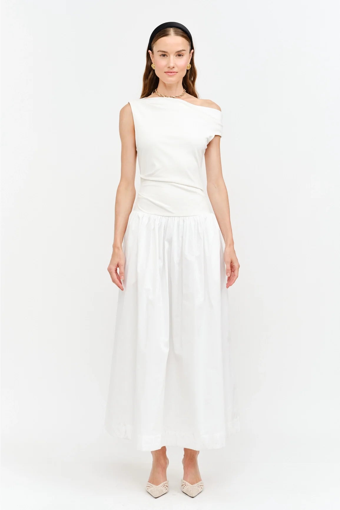 Audrey Maxi Dress - White